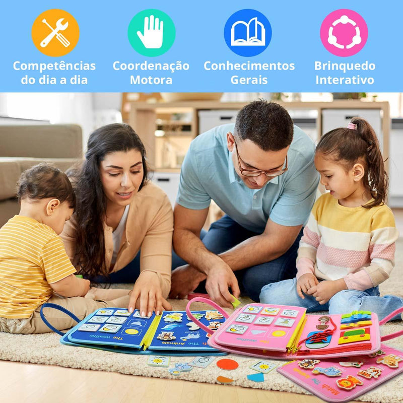 Aprender Brincando - Livro de Atividades Montessori